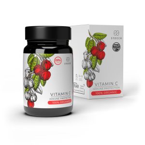 Vitamina C Organică Endoca – cu acerola, măceșe și polifenoli, 60 buc