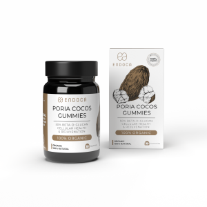 Jeleuri Poria Cocos Endoca cu Wolfiporia extensa organic, 30 buc