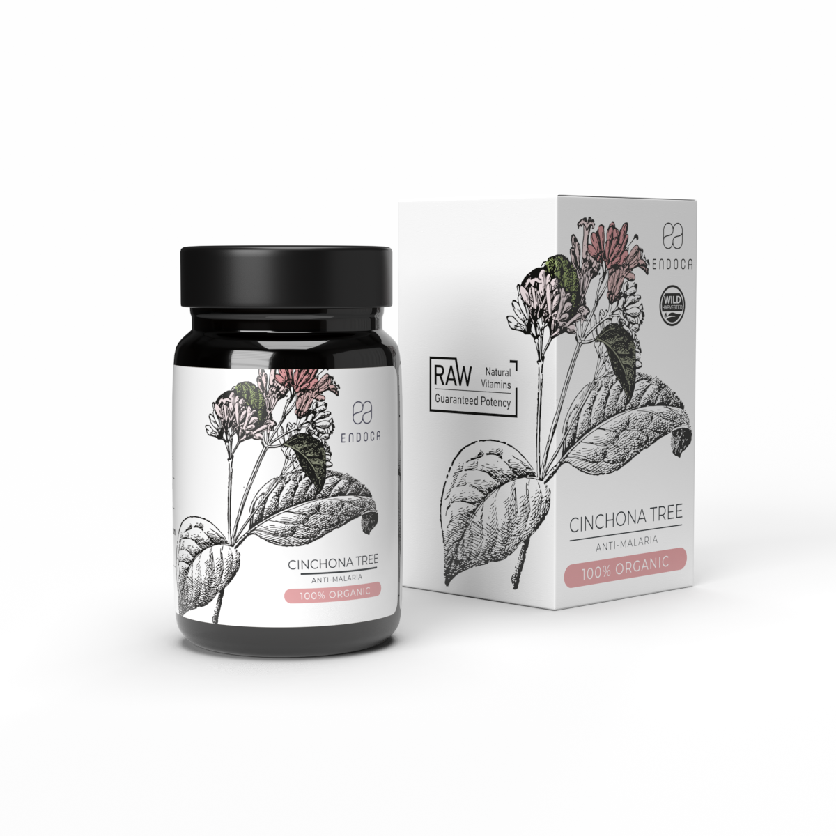 Capsule Quina Endoca – scoarță organică de Cinchona, 30 capsule - imagine 4