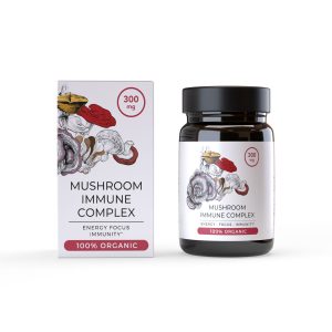 Mushroom Immune Complex Endoca – complex organic cu 5 ciuperci, 30 buc