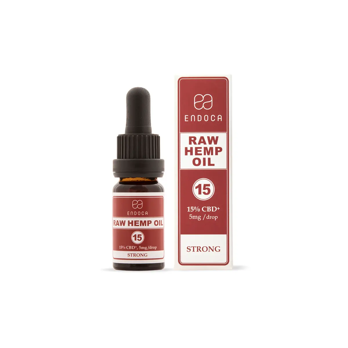 Ulei raw din cânepă Endoca 15% extract integral