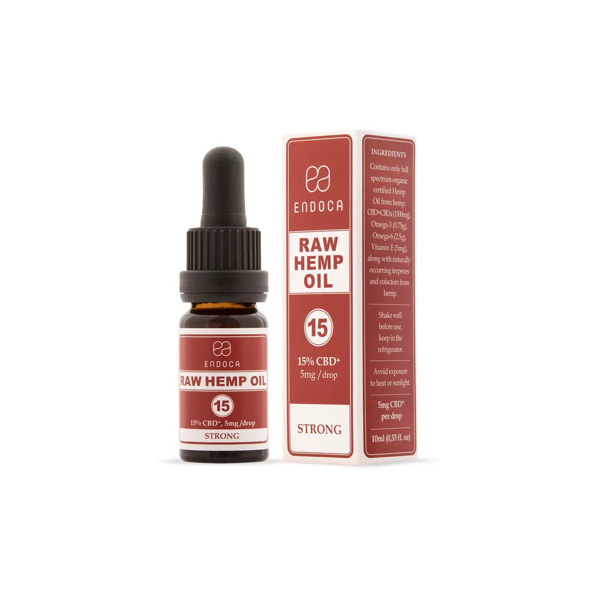 Ulei natural din cânepă Endoca – pentru față și corp, cu Omega 3, Omega 6 și vitamina E - imagine 2