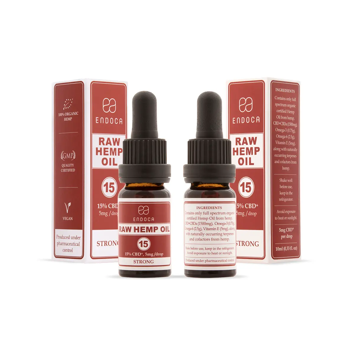 Ulei natural din cânepă Endoca – pentru față și corp, cu Omega 3, Omega 6 și vitamina E - imagine 5