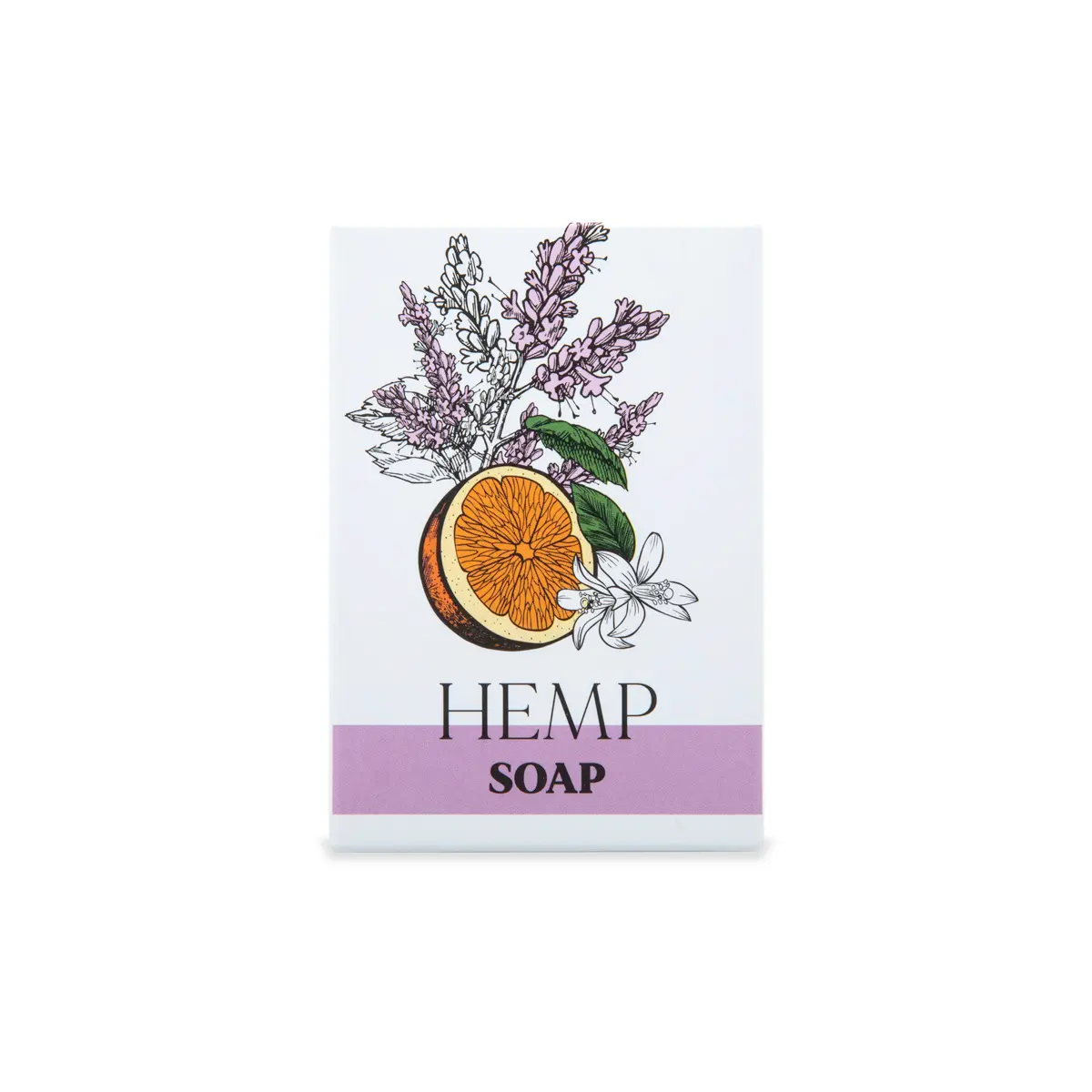 Săpun natural cu cânepă Endoca 100 g handmade pentru față și corp