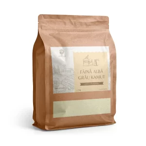 Făină albă din grâu Khorasan Brado Agri 2 kg pentru panificație și patiserie