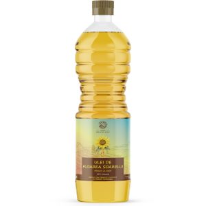 Ulei de floarea-soarelui Brado Agri presat la rece, 1L